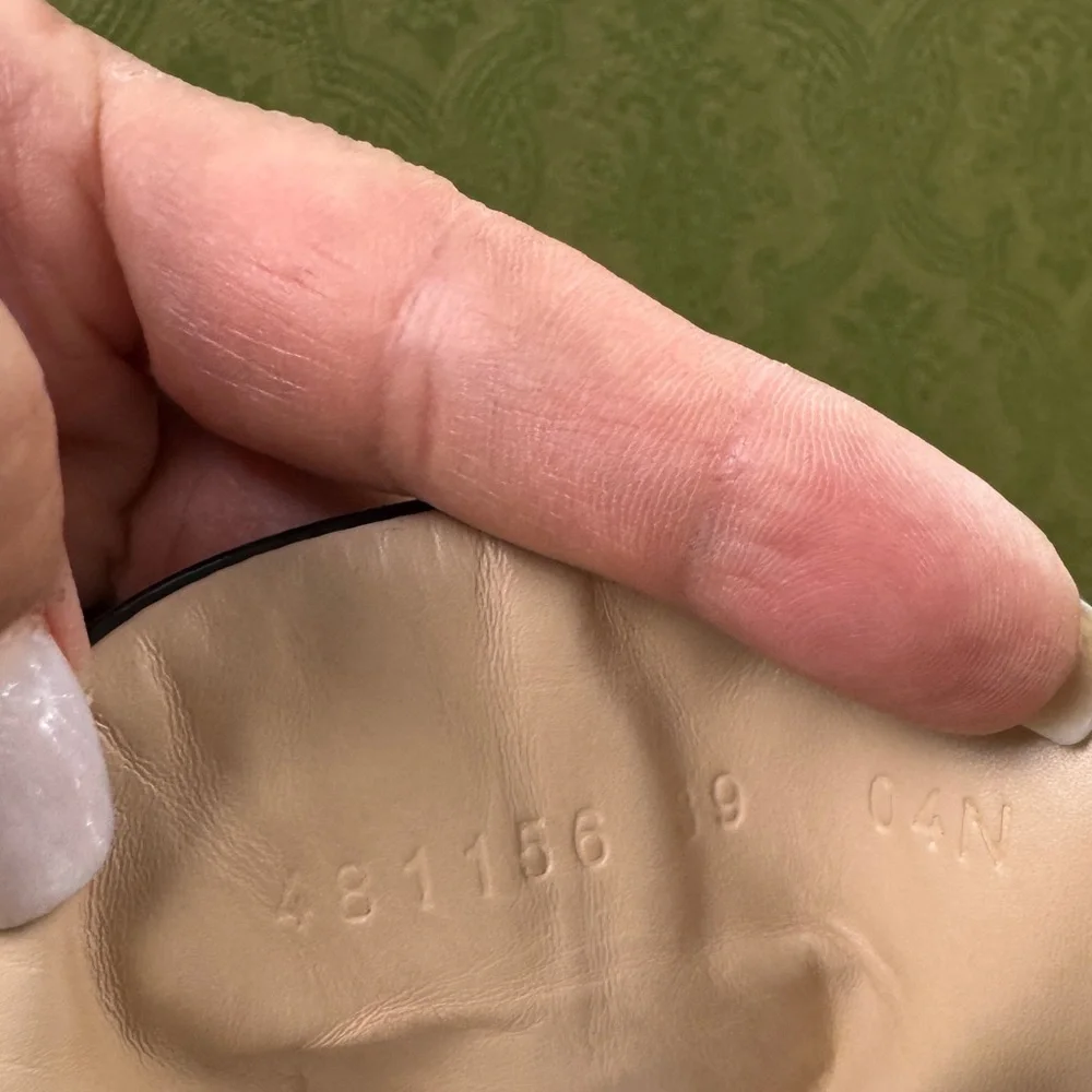 Gucci Sylvie Web Womens Lace Up Calfskin Leather Black Combat Boots Size 39. - Picture 9 of 11